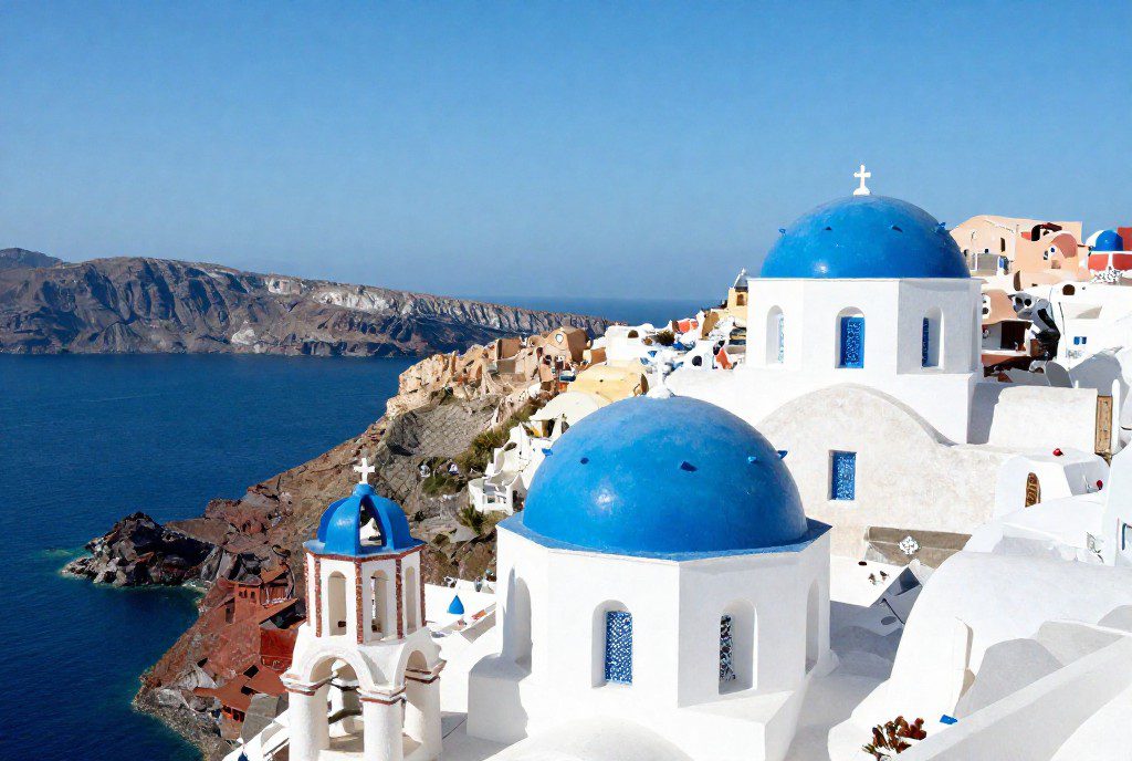 Santorini Reise