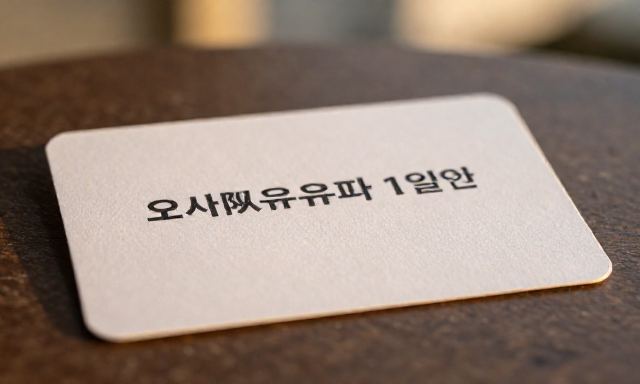 오사카주유패스1일권 관련 이미지 - 오사카주유패스1일권 활용법 및 효율적인 여행 경로 가이드